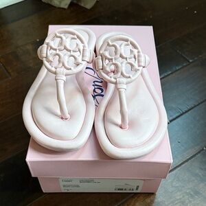 Tory Burch xBonBon Strawberry Marshmallow Sandals